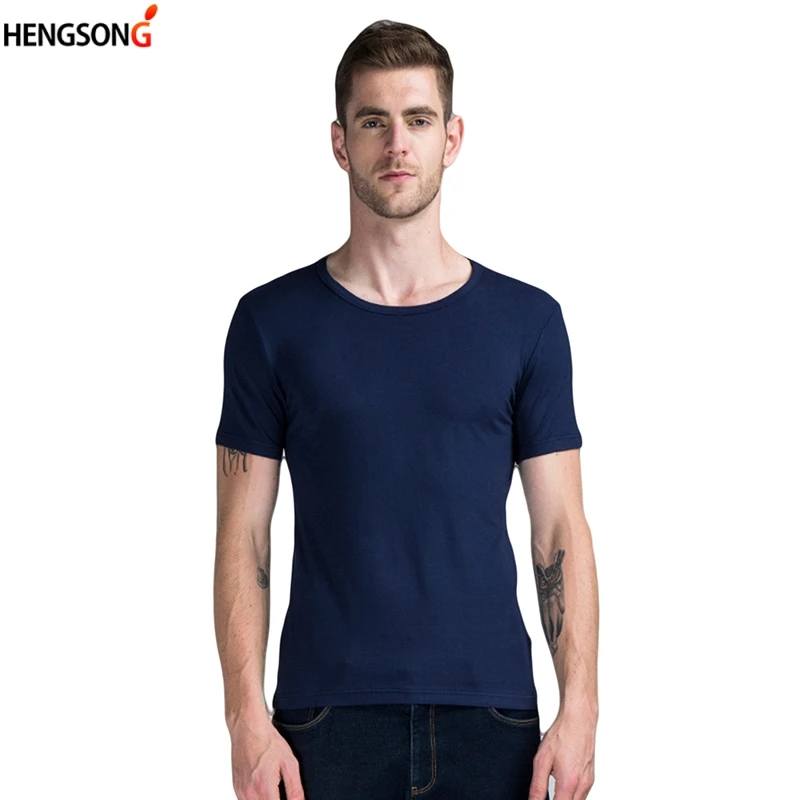 T Shirt Men Summer T Shirts Fashion Fitness Skinny T Shirt For Men Man