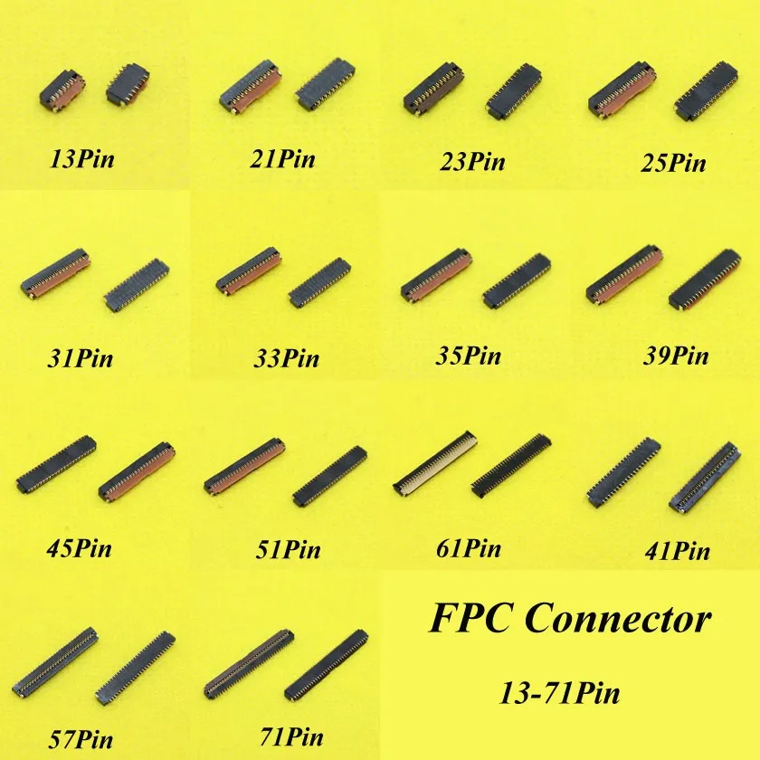 Cltgxdd 14 моделей, гнезда соединителя FPC 13-71Pin ЖК-дисплей экран разъем порт на материнской плате Ремонт Запасные части