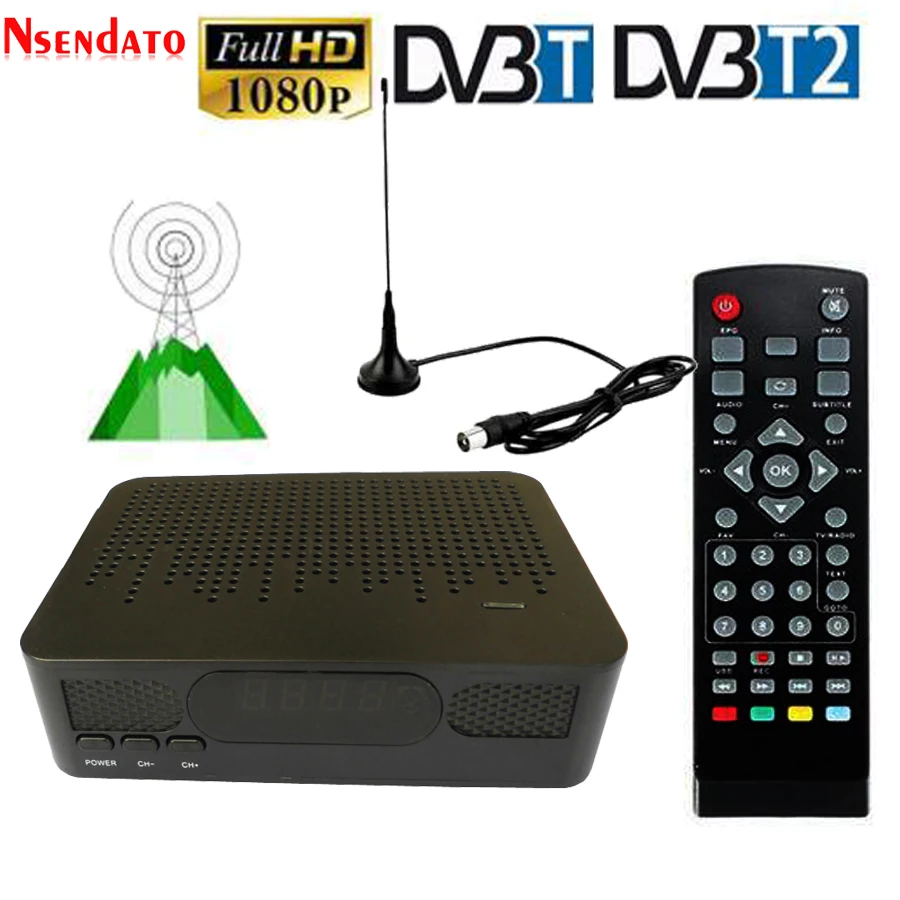 

K3 DVB-T2 Satellite TV Tuner HD DVB-T2 Digital Terrestrial Set Top TV Receiver Box FTA Receptor DVB T2 DVBT2 VHF UHF Antenna