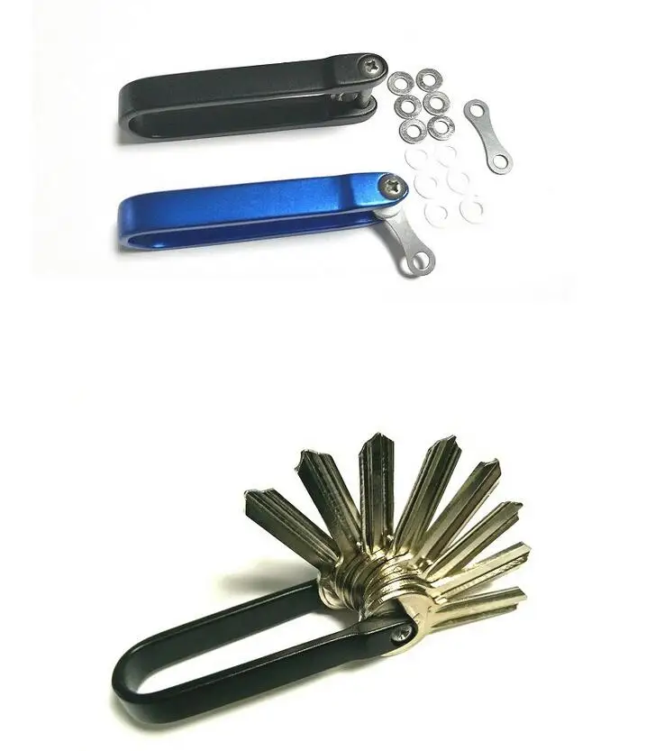 

EDCGEAR Outdoor Mini Tool 4CM 20g Smart Sticks Pocket Folded Keychain Hard Oxide Portable U Style Key Holder Clip Organizer