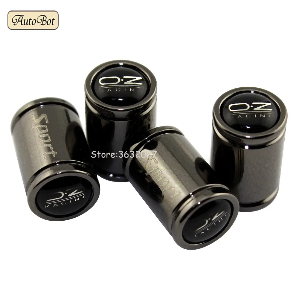

Air Tire Valve Caps Car styling Auto Accessory For OZ Racing For Volkswagen Chevrolet Skoda Poscher Jeep BMW Jaguar Ford Lexus