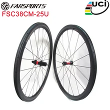 DT 240s SP hubs with Sapim aero spokes 700C 38mm x 25mm carbon bike wheelset for triathlon bike wheels Farsports