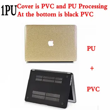 

Laptop Case For Apple Macbook Air 13 11 Pro 15 Retina 12 15 inch Touchbar Computer Sleeve 1PU Shining Diamond Logo Design+GIFT
