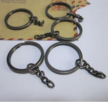 

Antique Bronze Key chain 25mm Key ring Jewelry Findings Accessories