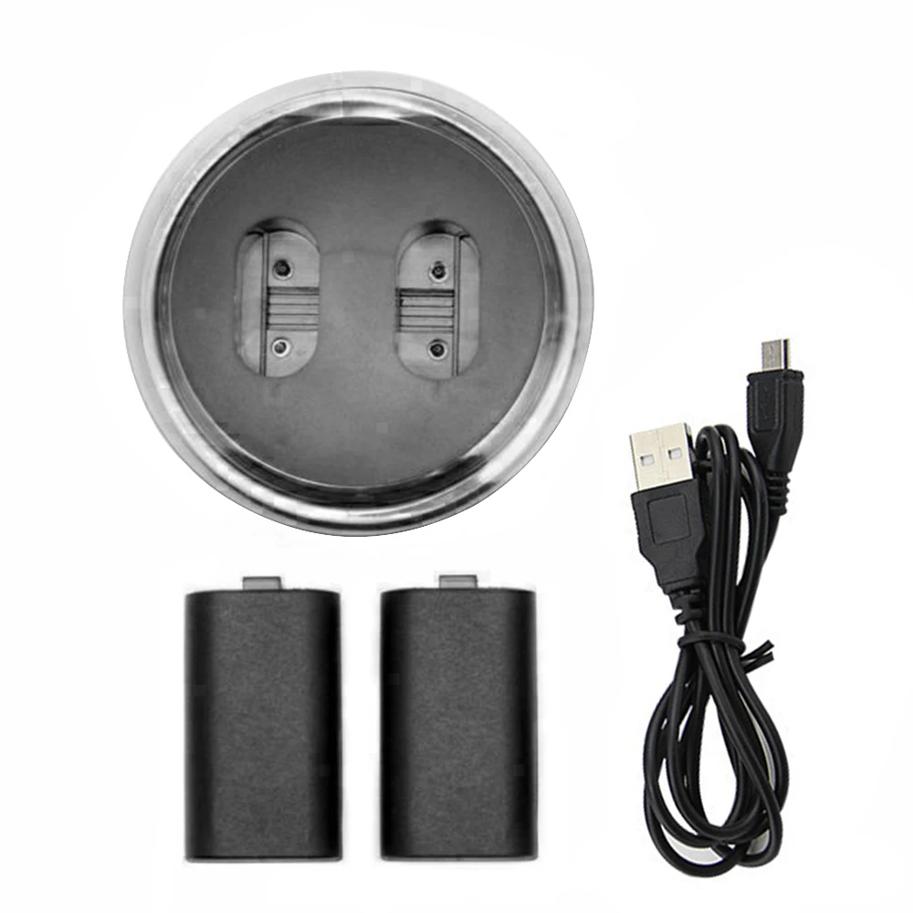 

For Xbox One S X Elite Controller Play Charging Cable + 2 x 2800mAh Battery Pack