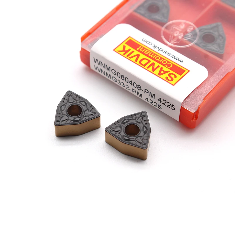 

10PCS WNMG060408 WNMG 060408 Turning tools Carbide Insert External Turning Tool Lathe Cutter Tool CNC for Steel