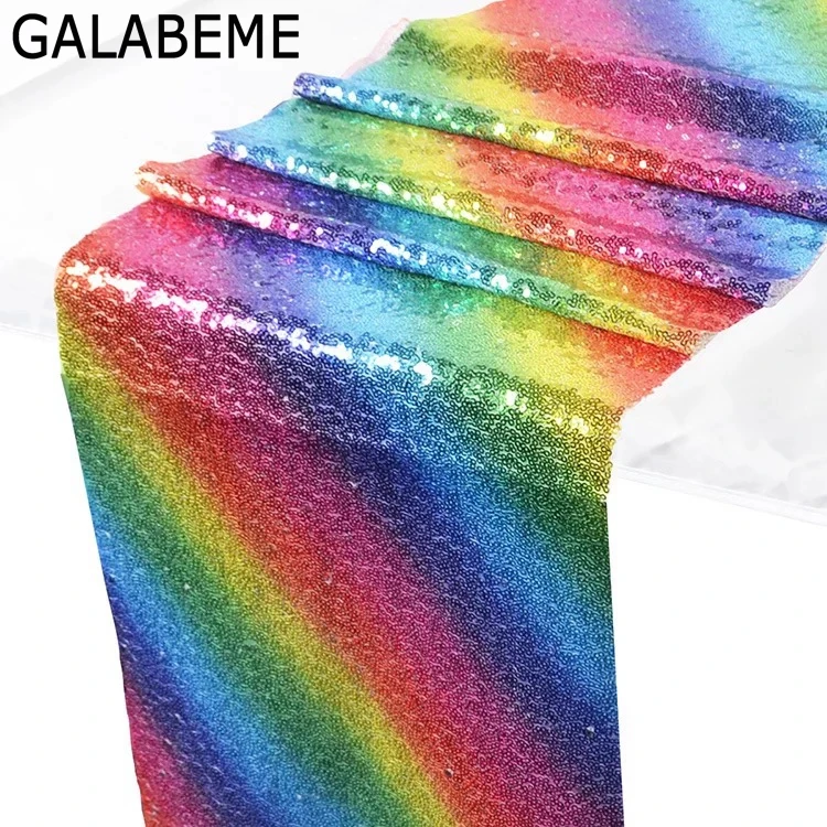 Galabeme 1 шт. красочные блесток Настольная дорожка Свадебная вечеринка Украшение
