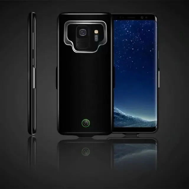 Для Galaxy S9 plus внешний портативный резервный банк чехол s 7000 мАч аккумулятор зарядное устройство Пряжка Чехол Зажимная крышка