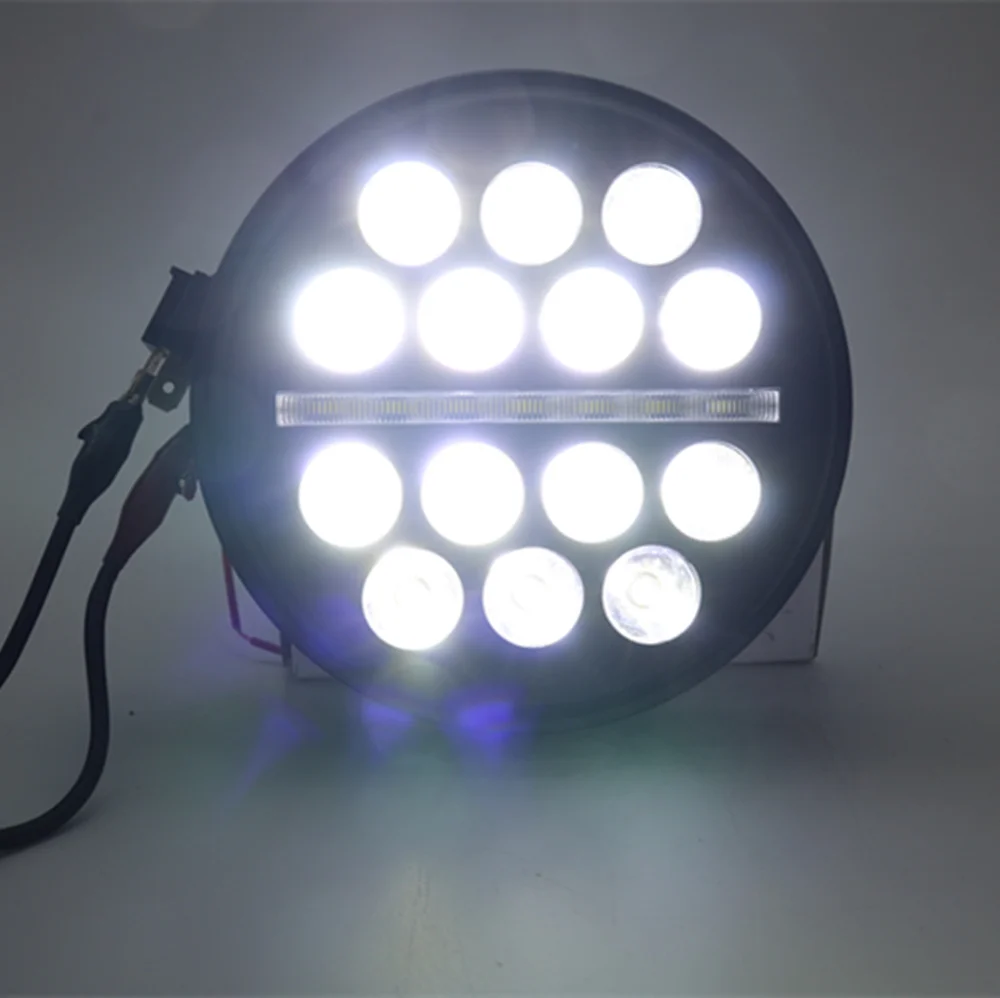 5 3/" светодиодные фары мотоцикла для светодиодных фар DRL angel eye led 5,75" для sportster 883