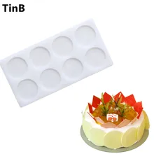New Round Shaped Silicone Cake Mold Cake Decoration Fondant Chocolate Cake Mold 3D Food Grade Silicone Mold Baking Tools