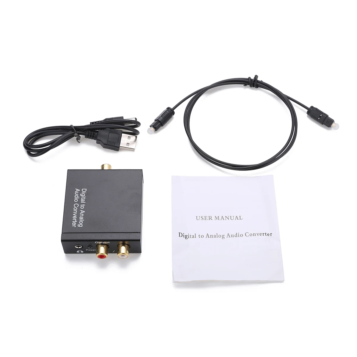 New Arrival Optical Coaxial Toslink Digital to Analog Audio Converter Adapter RCA With 3.5mm Jack Kits Mayitr