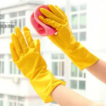 

Dishwashing gloves household cleaning latex rubber gloves kitchen washing clothes plastic gloves Widely used manufacturers sales