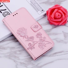 3D Rose Leder Fall Für Huawei Y5 Prime 2018 DRA-L02 DRA-L22 DRA-LX2 Y5 Lite Abdeckung Fällen Für Huawei Y5 2019 AMN LX1 LX2 LX3 LX9