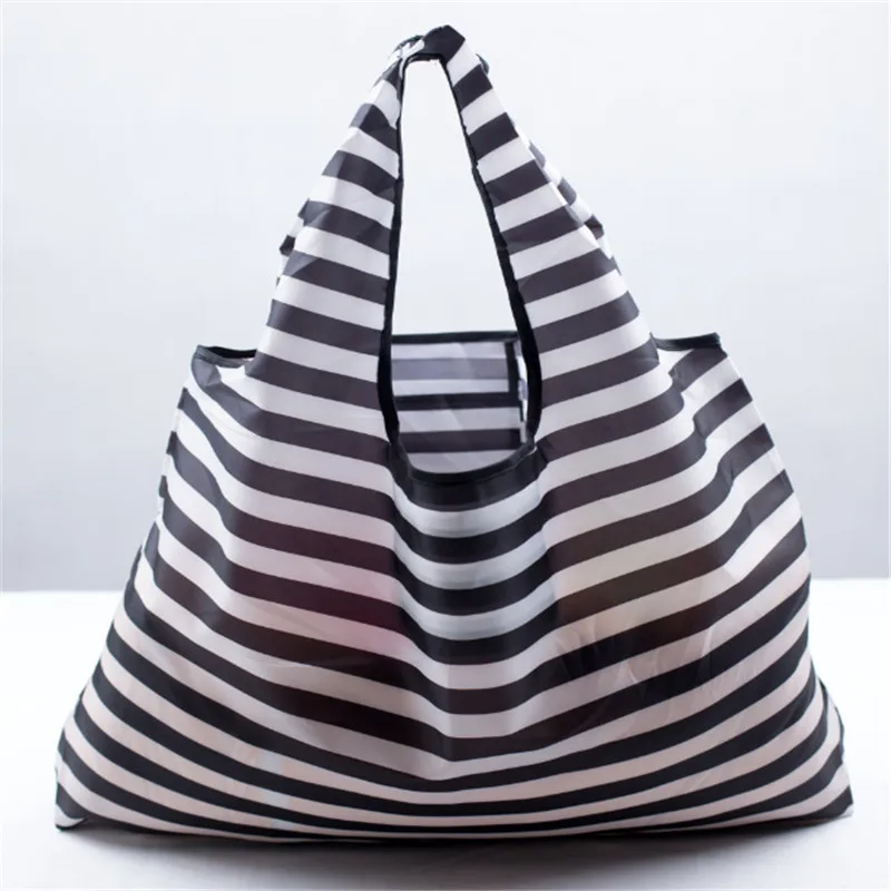 Волшебный стиль, нейлоновая большая сумка, эко многоразовая полиэфирная переносная сумка на плечо, мультяшная зеленая складная сумка для покупок, складная сумка