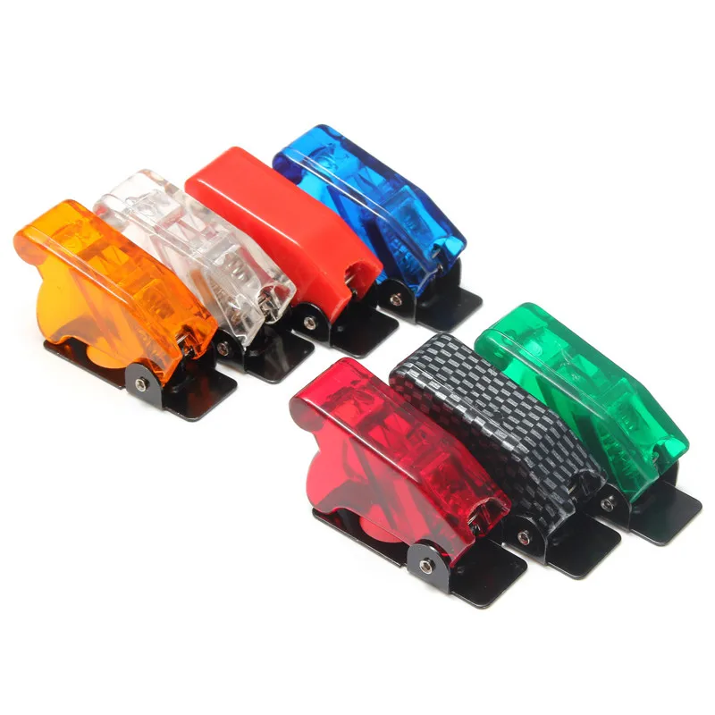 

New Arrival 1pc Multi-color Seven Color New Toggle Switch Waterproof Boot Plastic Safety Flip Cover Cap Hot Sale