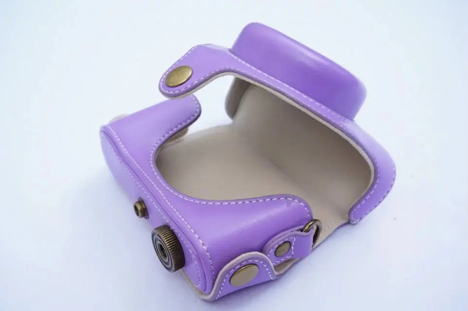 capa rígida para câmera lumix visual lx7 lx5 lx3 com alça shoudler