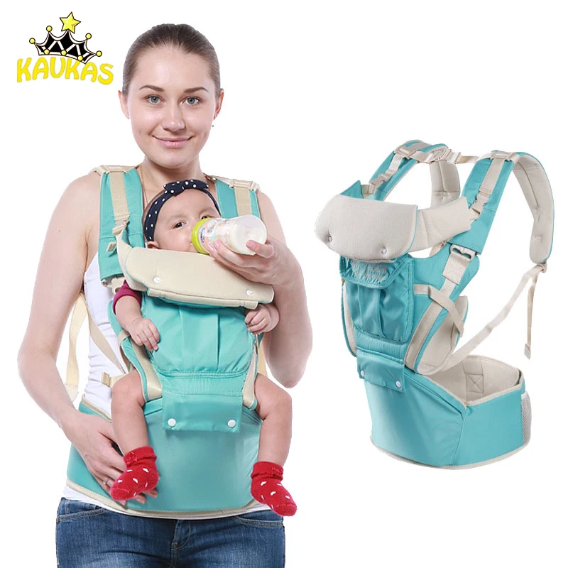 

OLN Breathable Front Facing Baby Carrier 4 in 1 Infant Comfortable Sling Backpack Pouch Wrap Baby Kangaroo Baby Carrier Hip Seat