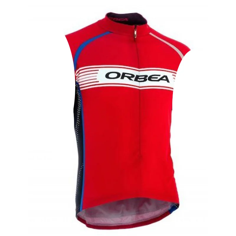 2018 New Orbea Men Cycling Jersey Sleeveless Shirt Breathable Maillot