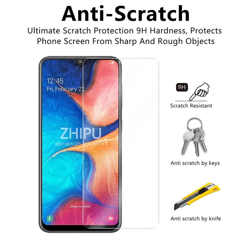 2 шт. 2.5D 9H 0 26 мм закаленное стекло для Samsung Galaxy 10 A20 A30 A50 A60 A70 A80 A90 Защитная пленка