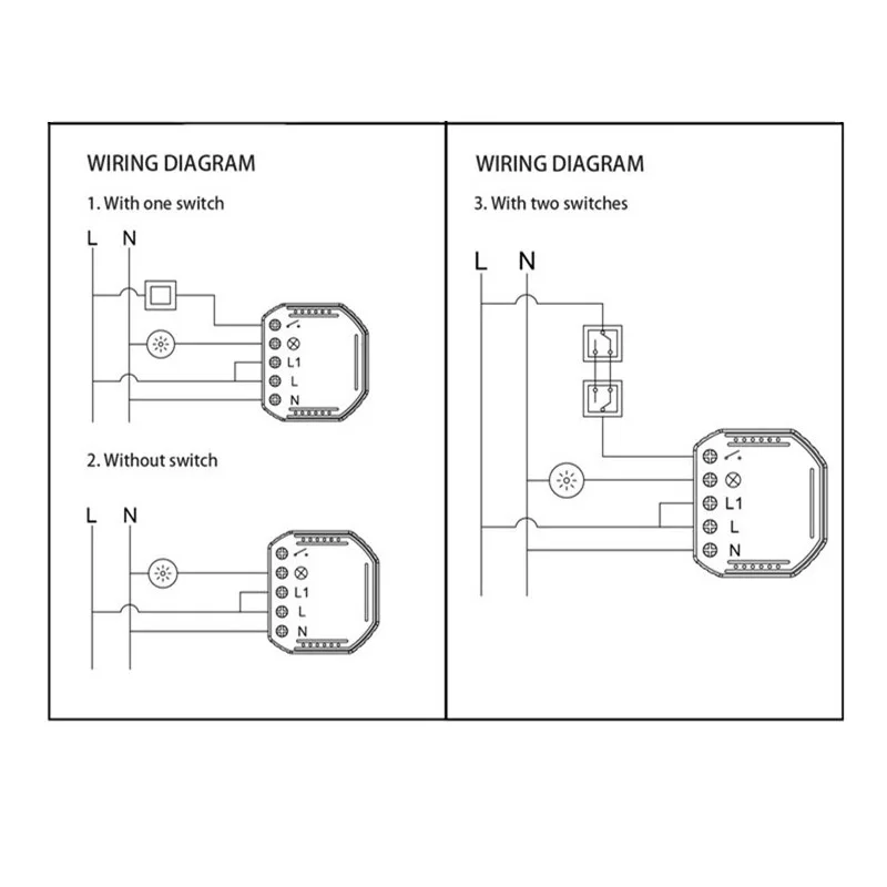 Умный беспроводной модуль WiFi Smart Life интеллектуальное реле для домашней