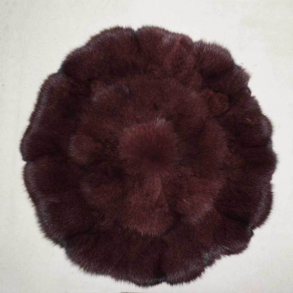 fox fur cushion 5 