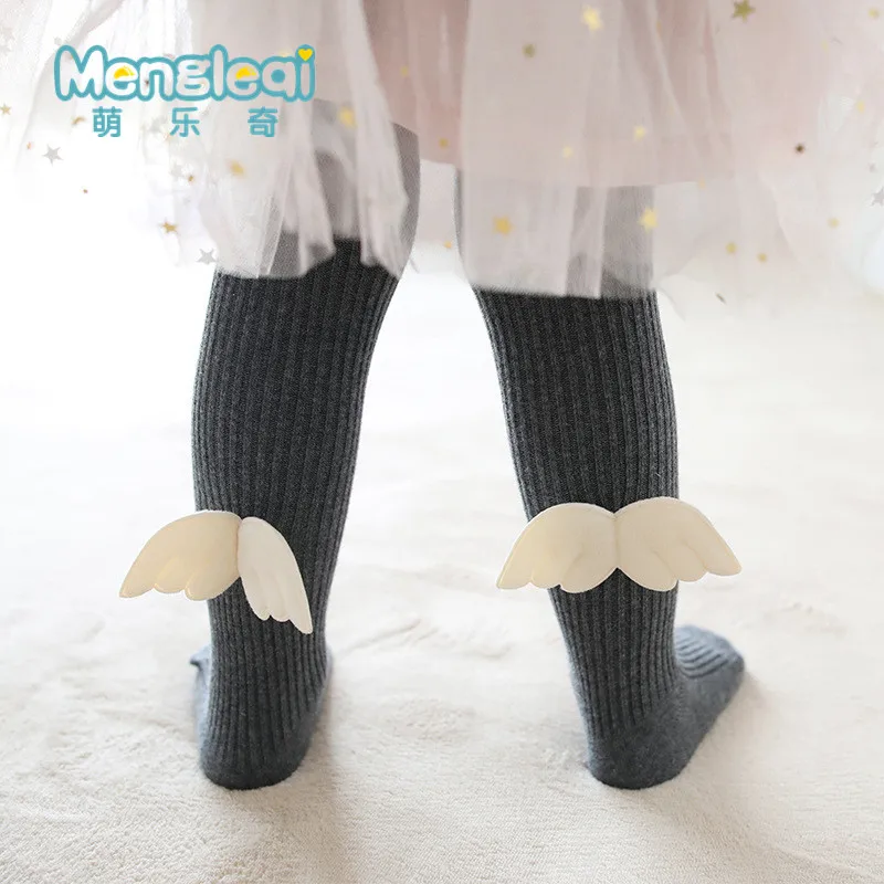 

Hot-selling style children baby children girls cute pantyhose knees cute tattoo pantyhose pantyhose girls velvet stockings angel