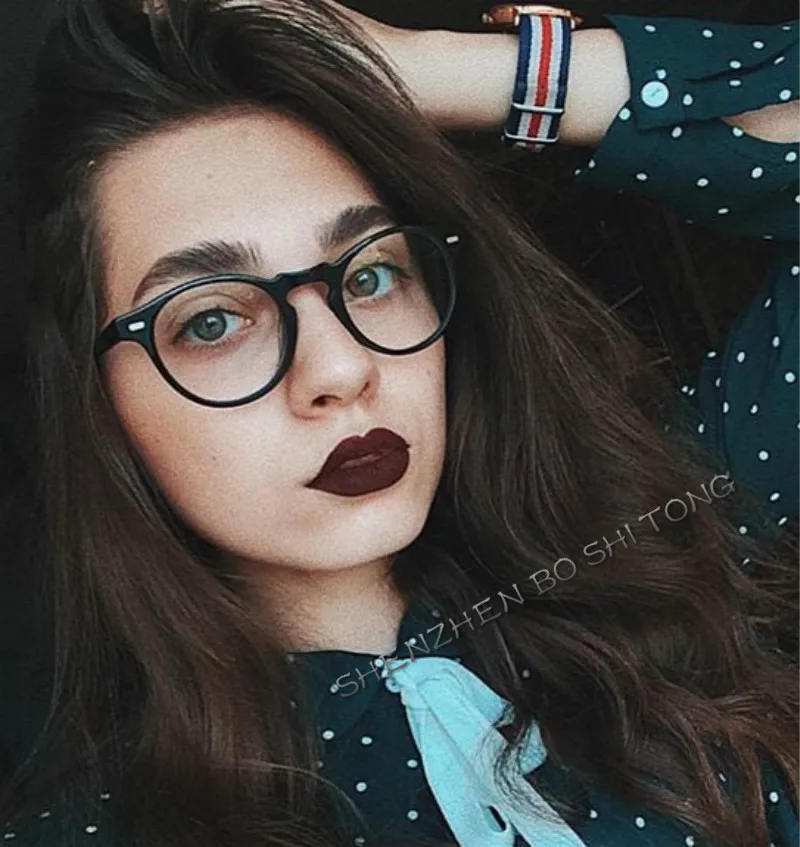 Fashion Women Glasses Frame Men Eyeglasses Frame Vintage Round Clear Lens Glasses Optical Spectacle eyeglasses frames eyewear frames women glasses fashion eyeglasses