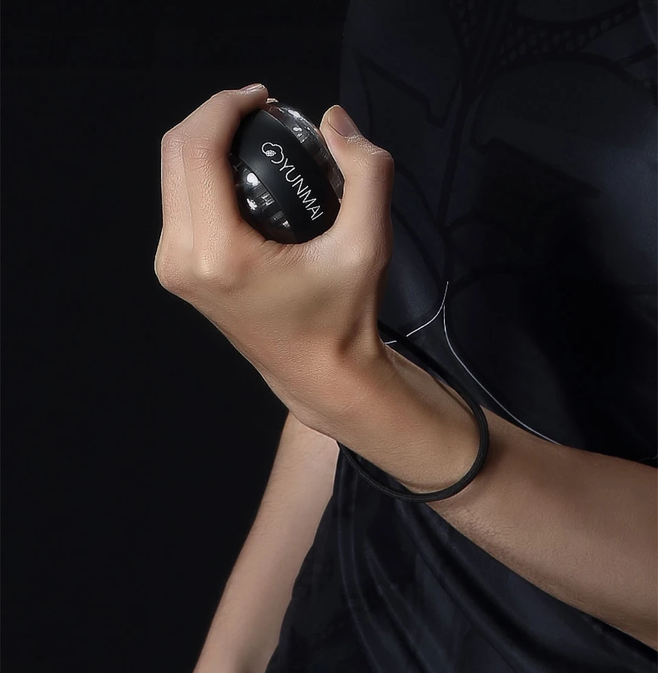 Быстрая Xiaomi YunMai Powerball кистевой тренажер для запястья светодиодный гироскоп эфирный Спиннер-Антистресс игрушка