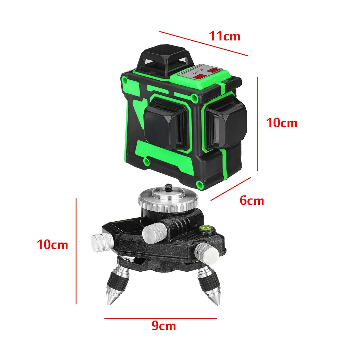 Billige 3D Selbst Nivellierung Laser Level 12 Linien Grün Licht 360 Horizontale Und Vertikale Kreuz Super Leistungsstarke Grün Laser Strahl linie Neue