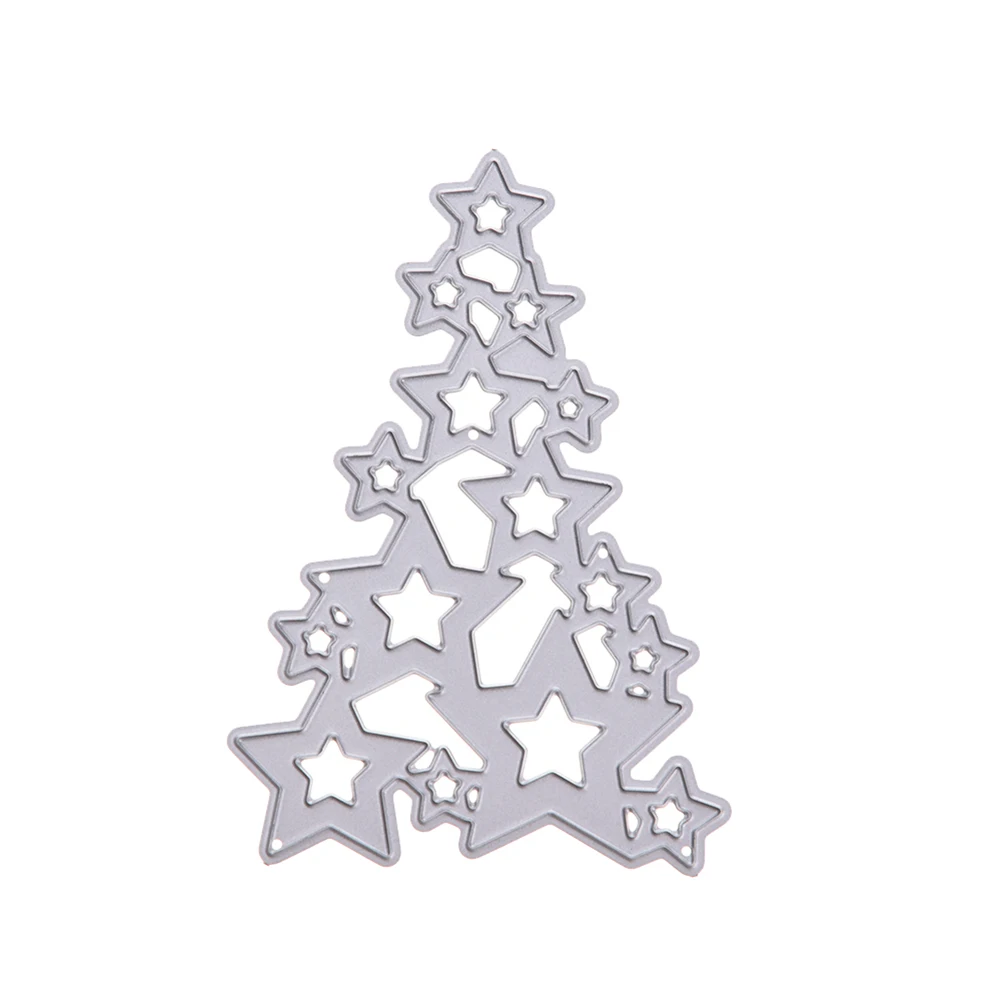 1Pc Christmas Tree Cutting Dies Metal Embossing Template Alloy DIY Crafts for Art Craft Album Scrapbooking | Дом и сад