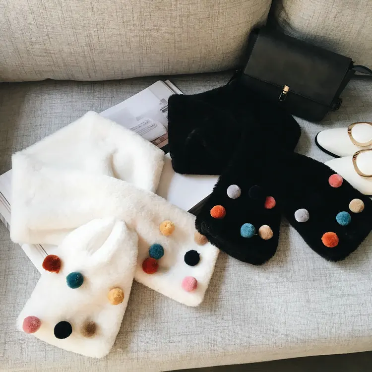Fashion Winter Imitation Rabbit Hair Colorful Hairball