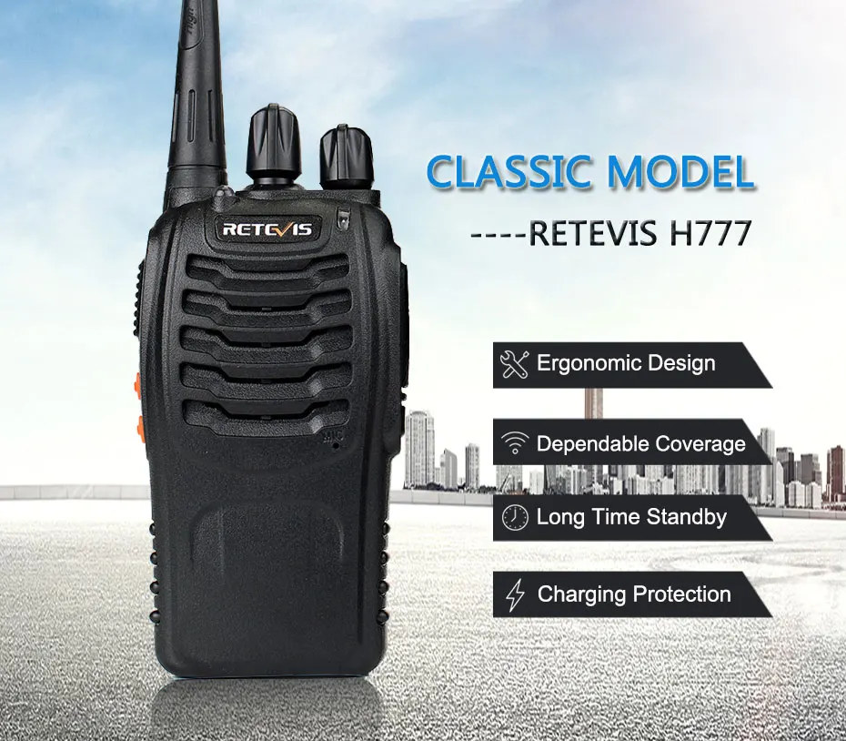 4 шт Портативный рация Retevis H777 UHF Hf трансивер двухстороннее радиостанции Communicator двусторонней радиосвязи рации H-777