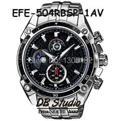 NEW EFE-504RBSP-1AV Men's Chronograph Watch Stainless Steel sport watch EFE-504RBSP-1A EFE-504RBSP EFE 504RBSP | Наручные часы