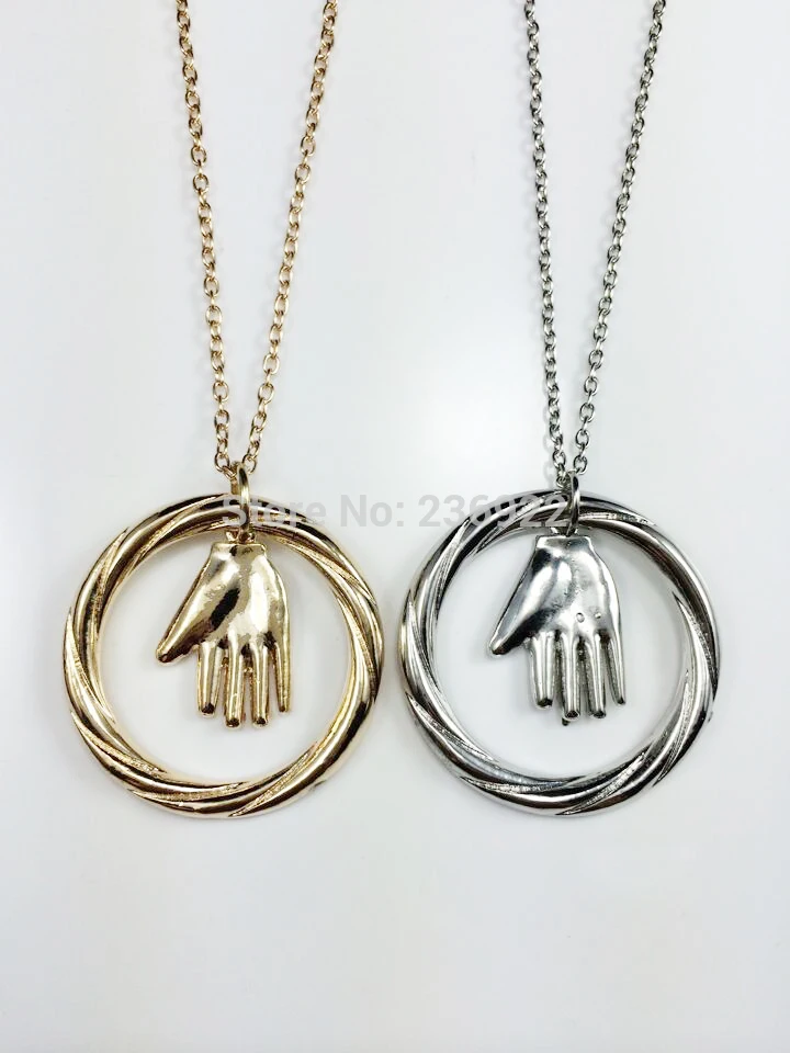 

20pcs/lot Wholesale Fashion Jewelry Movie Charm Divergent necklace The Original Divergent inspired the helping Hand Abnegation