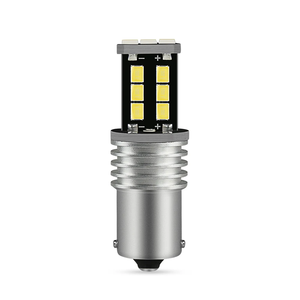 2x1156 BA15S P21W CANBUS Светодиодная Лампочка 2835 SMD Автомобильный задний фонарь для BMW 3/5