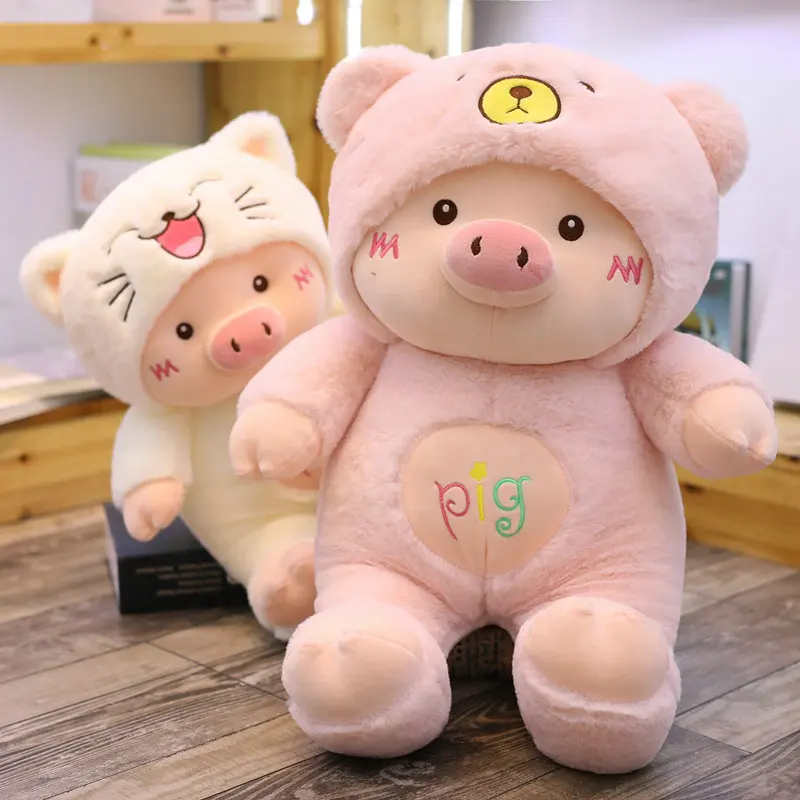 pink dog stuffed animal