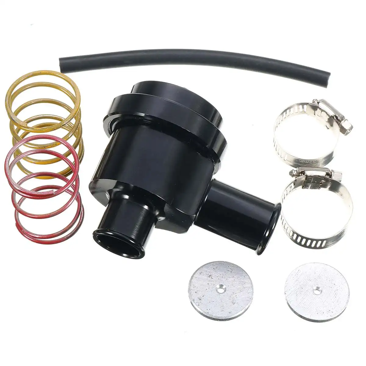 Для Volkswagen Golf Jetta 2000-2005 для Audi 1,8 T 2,7 T 1998-2006 черный алюминиевый Рециркулирующий клапан сброса избыточного давления, турбо Boost