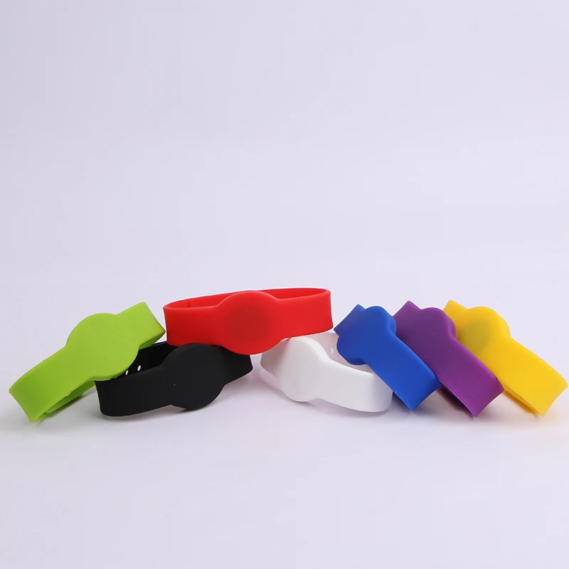 

(5 pcs/lot) 13.56MHz RFID Silicone Wristband Bracelet Watch Type NFC Ntag203(ntag213) Smart Proximity Card for Access Control