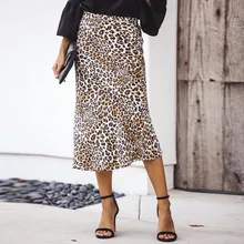 Модная новая леопардовая юбка с принтом женская богемная стильная Высокая талия модная сексуальная униформа для девочек плиссированная юбка Уличная