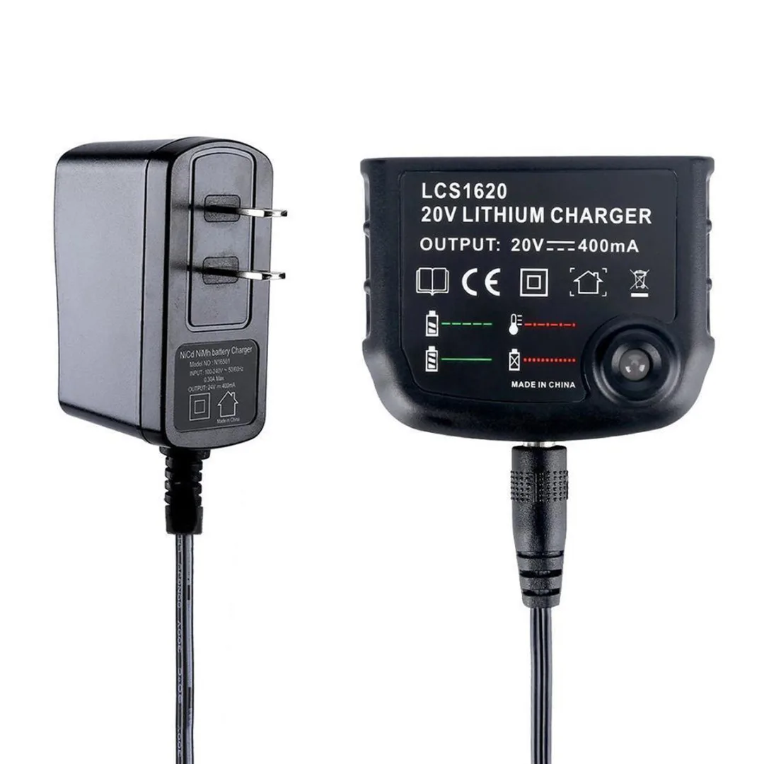 20V Portable LED Indication Lithium Ion Battery Charger Quick Battery Charging Station Safe for Ele