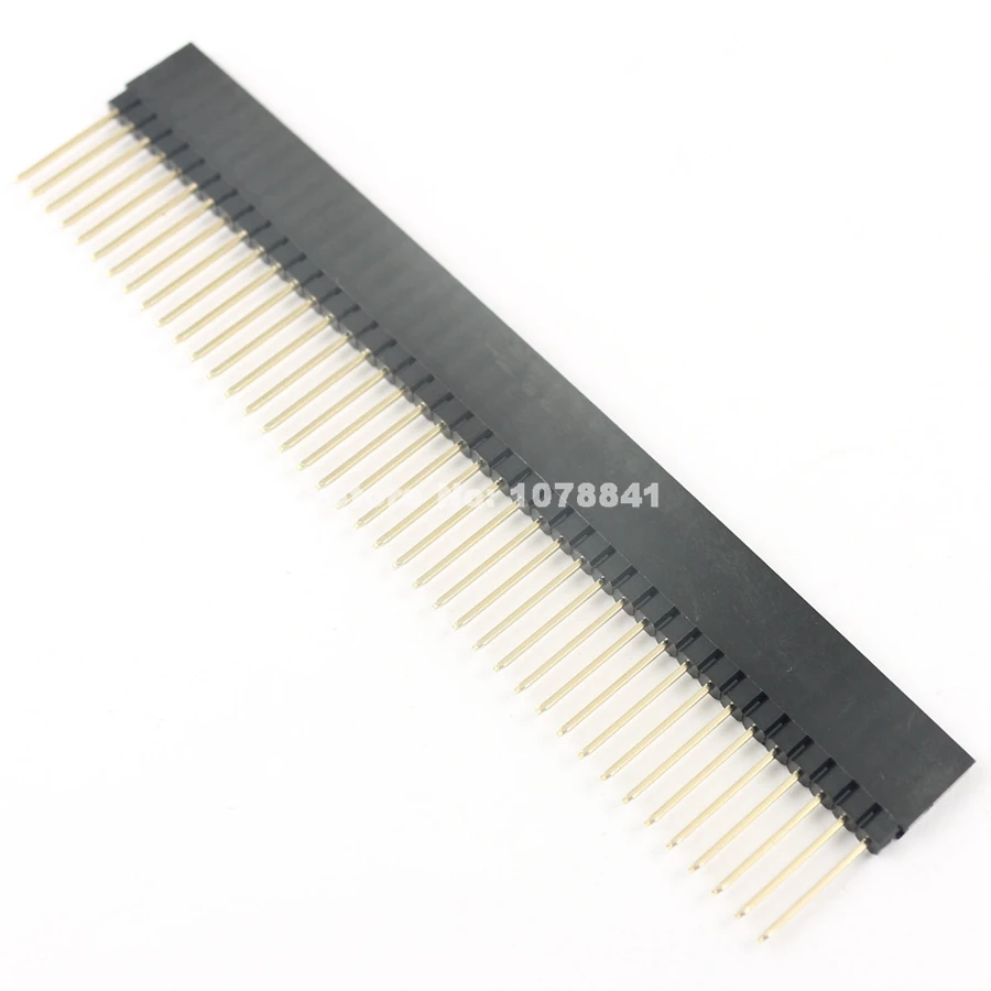 

10Pcs 2.54mm Pitch 40 Long Pin Single Stackable Shield Female Header for Arduino