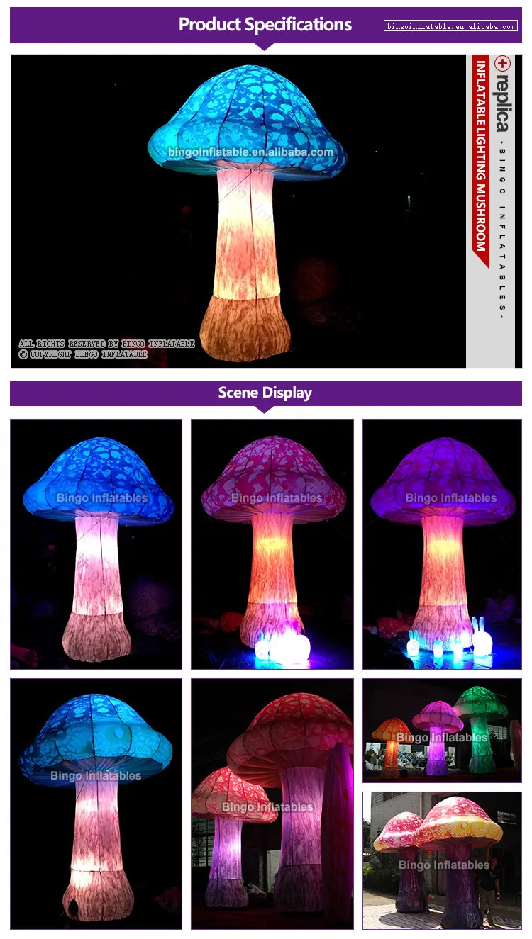 BG-A1037-2-Inflatable-Lighting-Mushroom