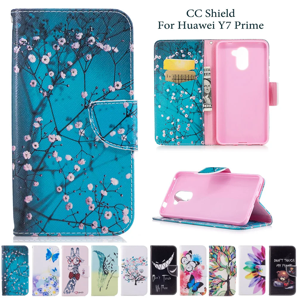 Flip Case For Huawei Y7 Prime 2017 Trtlx1 Trtlx2 Trtlx3 Case Phone