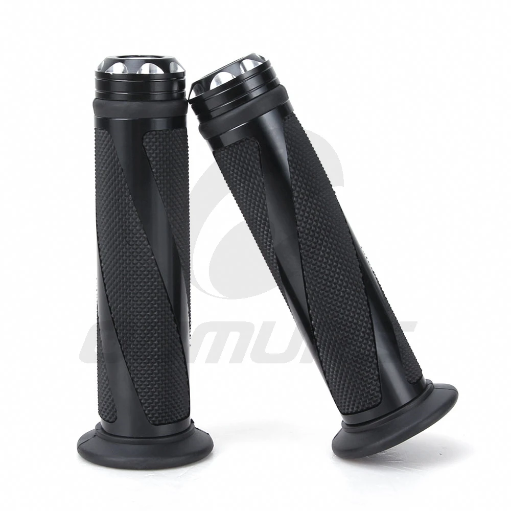 OUMURS Motorcycle Handle Grip 7/8"22mm Handlebar CNC Aluminium Motorbike Universal Dirt Pit Bike Handlear Grips For Suzuki Honda