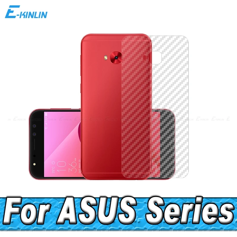 

3D Carbon Fiber Rear Screen Protector For Asus ZenFone 4 Selfie Pro ZD552KL ZE554KL ZS551KL Back Cover Protective Guard Film