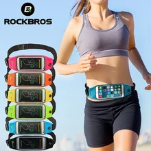 ROCKBROS, велосипедная водонепроницаемая сумка для бега, поясная сумка, спортивные поясные сумки, 5,8, 6 дюймов, чехол для телефона, сумка, спортивные аксессуары
