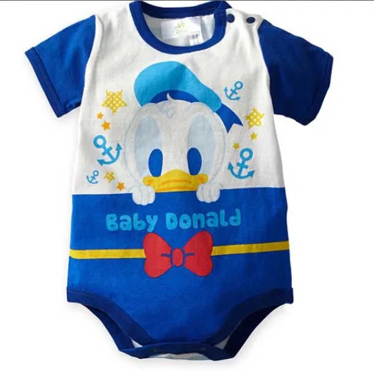 

Summer 2019 baby boys clothes cotton Jumpsuit Short sleeve mickey for Baby Boy Body overalls baby rompers