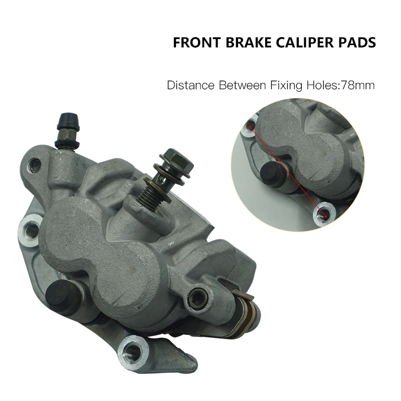 Ceny Motocykl zacisk hamulca przedniego klocki montaż dla Honda CRF250R CRF250X CRF450R 2004 2017 CRF450X CR125R CR250R 2005 2007