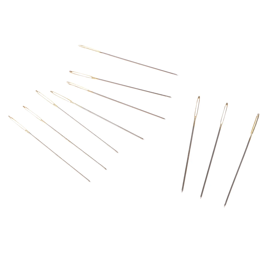 100pcs Large Eye Sewing Needles Metal  Cross Stitch Embroidery Tapestry Darning Knitting Needles DIY Crafts Tools 26#
