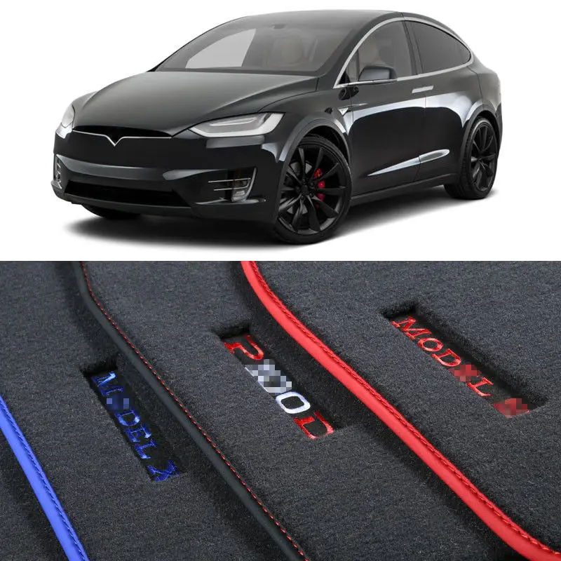 На заказ 1/" толщина Твердый Нейлон интерьер без запаха пол ковры коврики крышка подходит для Tesla модель X